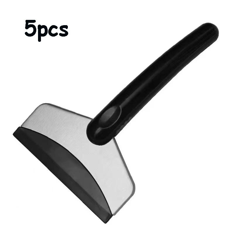 1pc Car Ice Scraper Snow Removal Shovel Windshield Glass Defrost Removal Automotive Winter Stainless Steel Car Accessories