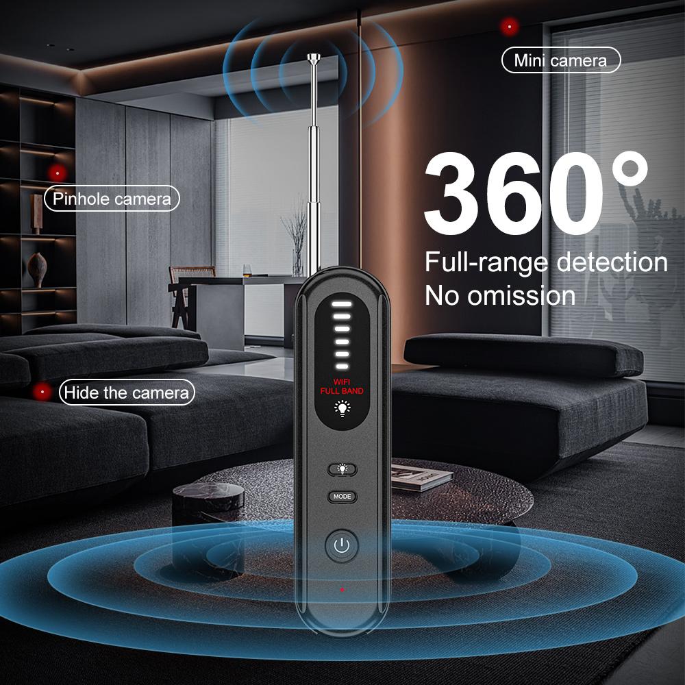 Multi Purpose Detector, GPS/WIFI/Camera/Eavesdropping Detector, Wireless Alarm Detector