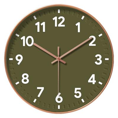 Battery Operated Clock Decorative Wall Clock Silent Wall Clock Clear Numerals