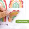 Peel Decorative Window Kids Room Wall Decals Nursery Room Decoration Wall Sticker Rainbow Stickers
