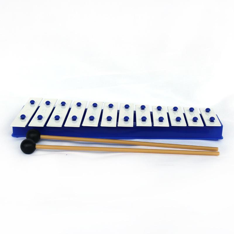 Blue 12-Tone Toddler Glockenspiel – Children s Percussion Toy for Early Music Education 12-Tone