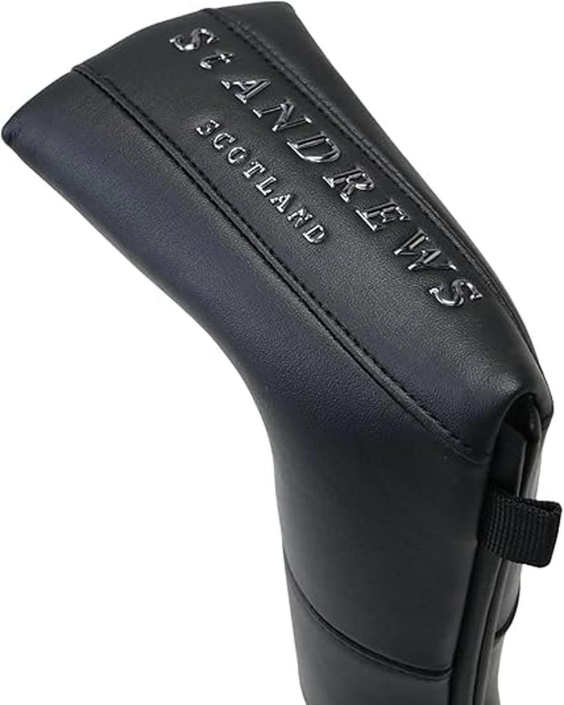 [St. Andrews] Fortlaufendes Standardprodukt Putter-Cover [Matte Serie] (für StifttypMagnettyp)  Golf PT 042-5984304 010Schwarz FR