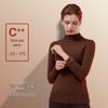 MOXTOC Women's Thermal Fleece-Lined Turtleneck