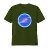 Ozric Tentacles Logo a Bolle Maglietta Nera Nuovo Merchandising Ufficiale della Band vintage Lavata streetwear Versatile Casual Elasticizzata
