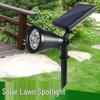 8-Pack 8-LED Solar Underground Green Lawn Lights