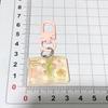 Cartoon Butterfly Flower Book Pendant Keychain Cute Resin Charm For Keys Bags Gift Decorative Accessory