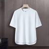 Set da uomo a due pezzi tinta unita tendenza giapponese: T-shirt a maniche corte e pantaloni lunghi (Estate 2025)