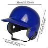 Baseballová pálka Helma Prodyšná 12,2x8,27x8,27" Přenosná Dvojitý chránič uší Softball pro