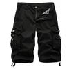 Casual Men's Solid Color Summer Multi-Pockets?Cargo Shorts Loose Fifth Pants