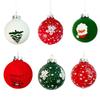 6CM Merry Christmas Balls Ornaments Xmas Tree Ball Hanging Pendant for Navidad New Year Home Party Decoration Festival Supplies
