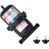 Pre-Pressurized Accumulator Tank (0.75L, 125PSI), Flow Control Inner Bladder, Reduced Pump Cycling, Suitable for RV, Boat, Travel Trailer, Caravan.