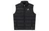 Jumpman Men's Logo Print Zip-Up Puffer Vest Black CN4268-015