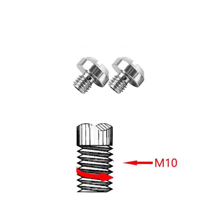 2 uds M8 / M10 espejo retrovisor de motocicleta agujeros tapones tornillos modificación de piezas de aleación de aluminio