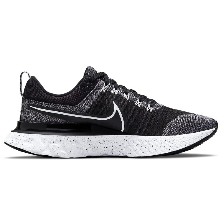Nike React Infinity Run Flyknit 2 White Black Men Sneakers CT2357-101