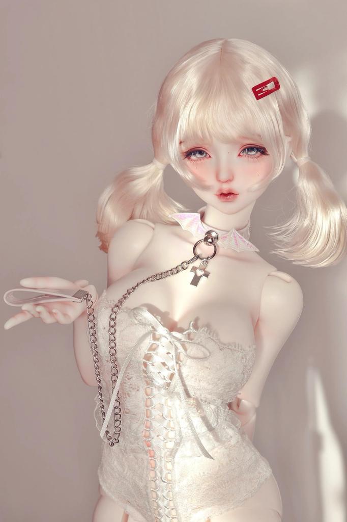 HAMRETHYPPZ BJD Ball Jointed Doll Dress Doll Costume Doll Maid Clothes Ball Jointed Doll Sexy White Sexy Pajama Lace Sexy White Lace Lace Underwear