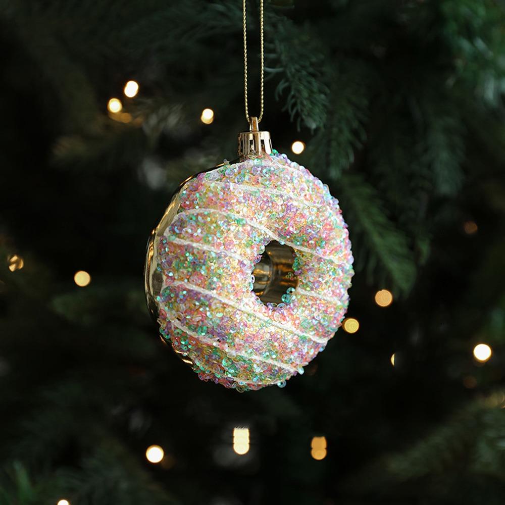 Shiny Gold Santa Claus Hanging Ornaments Snowman Merry Christmas Decor Xmas Tree Pendant Kid Gift