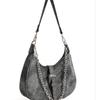Versatile Fashion Trend New Moon Bag, Retro Crossbody Bag with Shoulder Strap and Chain Handle Bag
