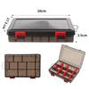 Multi-function Fishing Bait Box Waterproof Portable Fishing Suitcase Removable Dividers Fish Tool Storage Organizer Fishing Tool