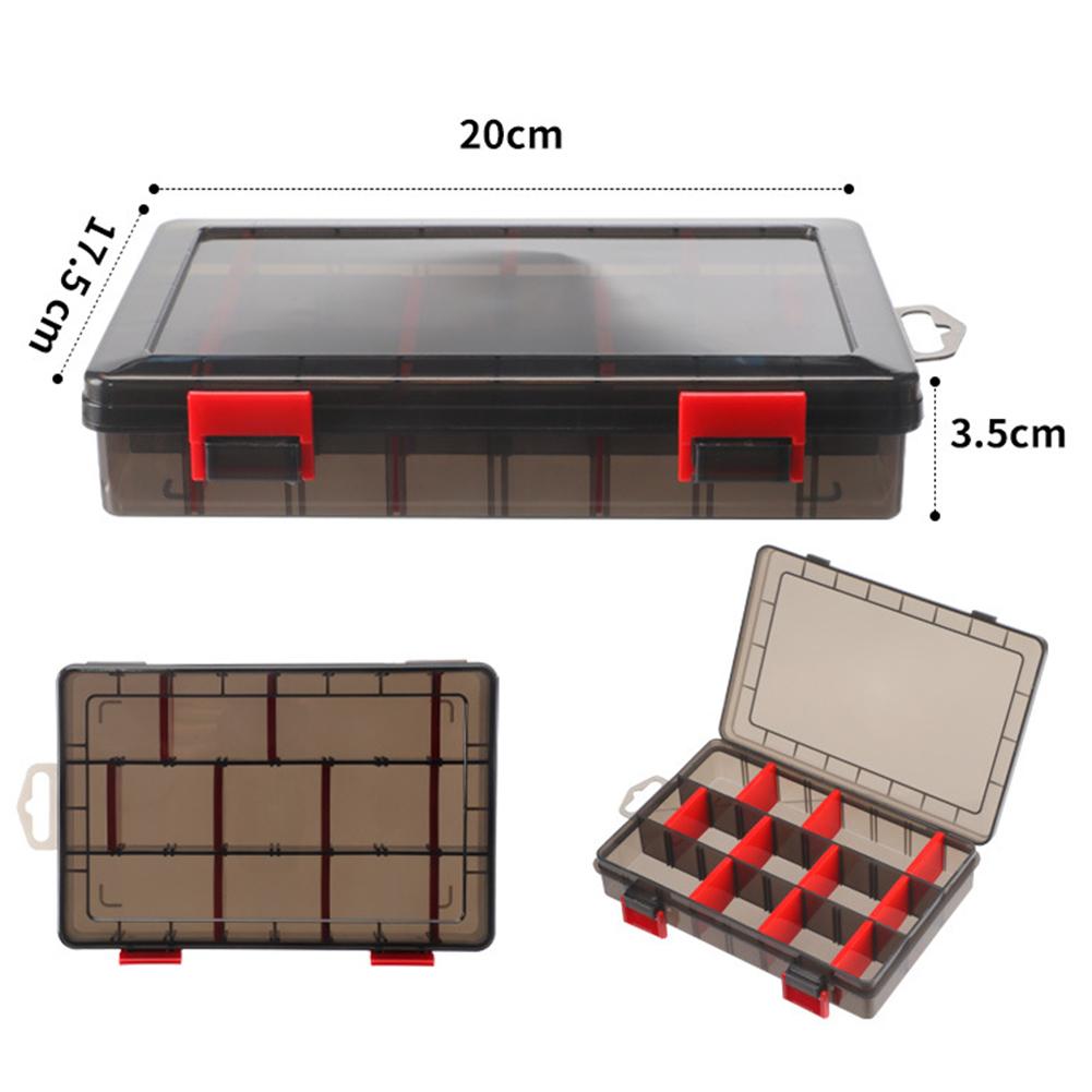 Multi-function Fishing Bait Box Waterproof Portable Fishing Suitcase Removable Dividers Fish Tool Storage Organizer Fishing Tool