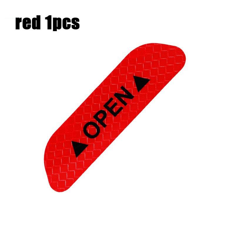 1/4PCS Car Door Reflective Sticker Safety Opening Warning Reflective Tape Car Accessories Interior Exterior Reflector