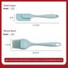 Homatter 3PCS/Set Cream Scraper DIY Bread Cake Butter Spatula Mixer Oil Brush Kitchen Baking Tool Silicone Spatula Non-stick