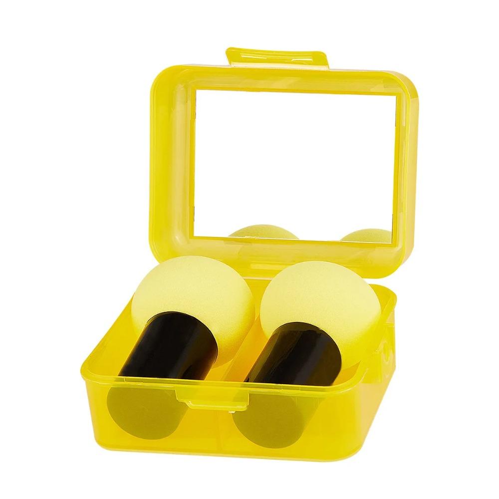 2PCS/Set Long Handle Mushroom Head Makeup Sponge Super Soft for Dry Wet Dual Use Air Cushion Puff Make Up Sponge