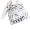 Herzförmige Halskette Uhr Quarz-Anhängeruhr Exquisite Taschenuhr Modeaccessoires