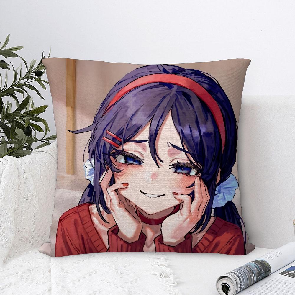 M-MiSide Mita Pillow Case Sofa Decorative Home Double-sided Print Plush Square Throw Pillow Covers Cushion Decor Cover