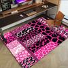 1PC Leopard Print Giraffe Print Extra Large Non-Slip Floor carpet, Office, family, bedroom, Studio - Large Area Rug Indoor Rugs, Vibrant Colors-W287