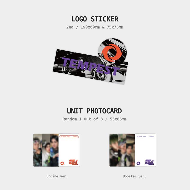 (+Applemusic Photocard) TEMPEST 1st Signle Album [Into The Storm]