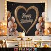 Party Backdrop Happy Birthday Birthday Heart Photo Booth Background Front Door Decor