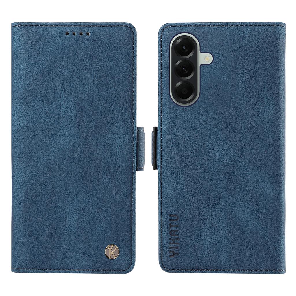 For Samsung Galaxy A57 5G Leather Case YIKATU YK-005 Skin-touch Feeling Wallet Phone Cover
