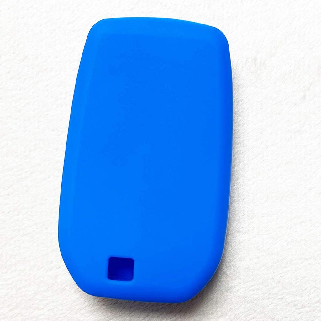 IKETY Smartnyckel Silikonskydd för Toyota Bilar, 3 Knappar, Blå / Ny Harrier