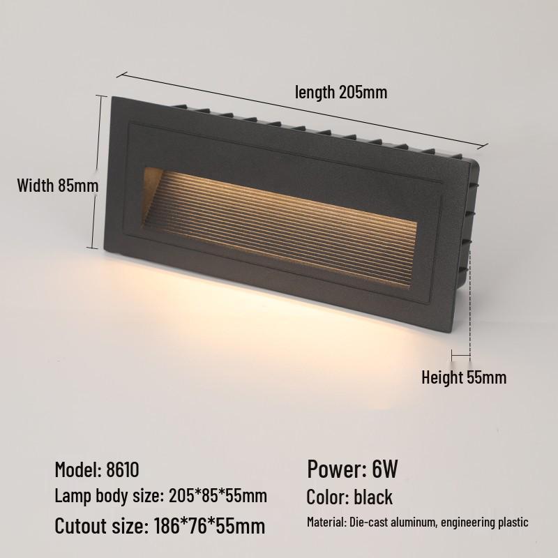 Recessed Waterproof Outdoor Stair and Pathway Light