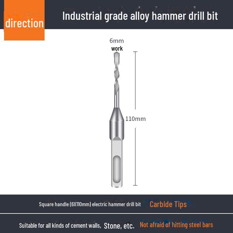 Electric Hammer Concrete Chisel Drill Bit for Wall Drilling
