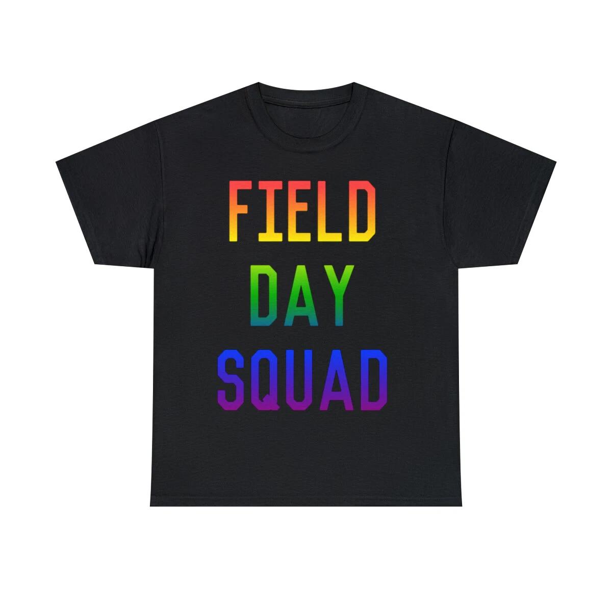 Field Day Squad Graphic Tee Shirt, S-5XL 3XL