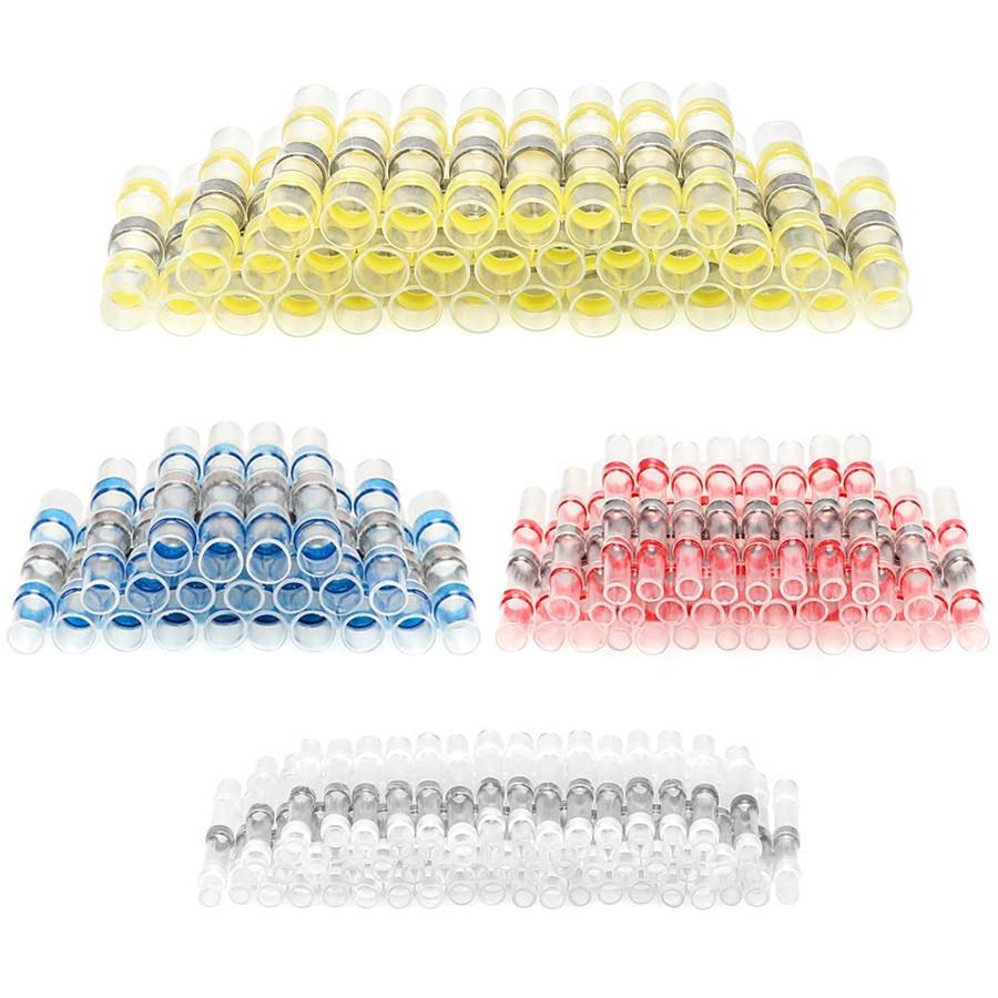 300pcs Waterproof Solder Seal Heat Shrink Wire Butt Terminal Connector Set W/Box