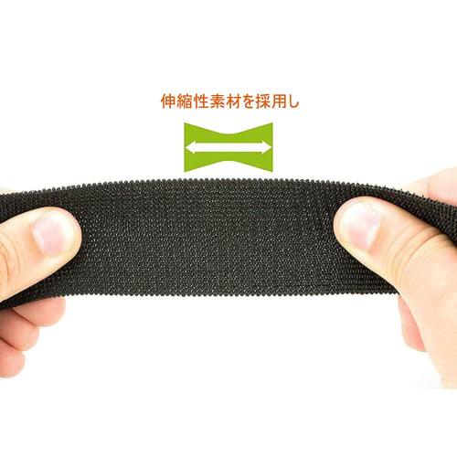 JOLIRSBOX Reusable Hem Tie Bands, 6-Pack, 3.8x30cm, for Cargo Tie-Downs, Cable Ties, and Fastening Straps