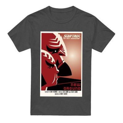 STAR TREK Unisex pro dospělé Star Trek: Nová generace 5. série 10. díl Tričko