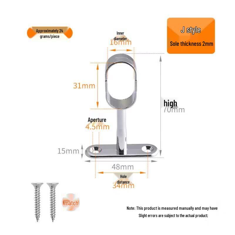 

Universal Wardrobe & Bathroom Flange Pipe Holders