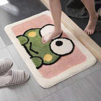 Vstupní rohožka do interiéru Protiskluzová Barevná Rohožka před vchod 60x40cm Vstupní rohožka pro dekoraci domu Žába