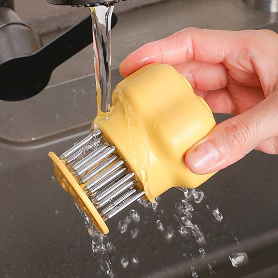 Verktyg för köttmörning i rostfritt stål Kattpote Kraftigt Ultraskarpa Nålar BBQ Kyckling Biff Nötkött Fläsk Mörningsverktyg Kök Marineringsförberedelseverktyg