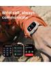 Military Smart Watch for Men with GPS Compass GPT Voice Assistant Smartwatch with LED Flashlight Bluetooth Call Fitness Tracker for Android & iOS