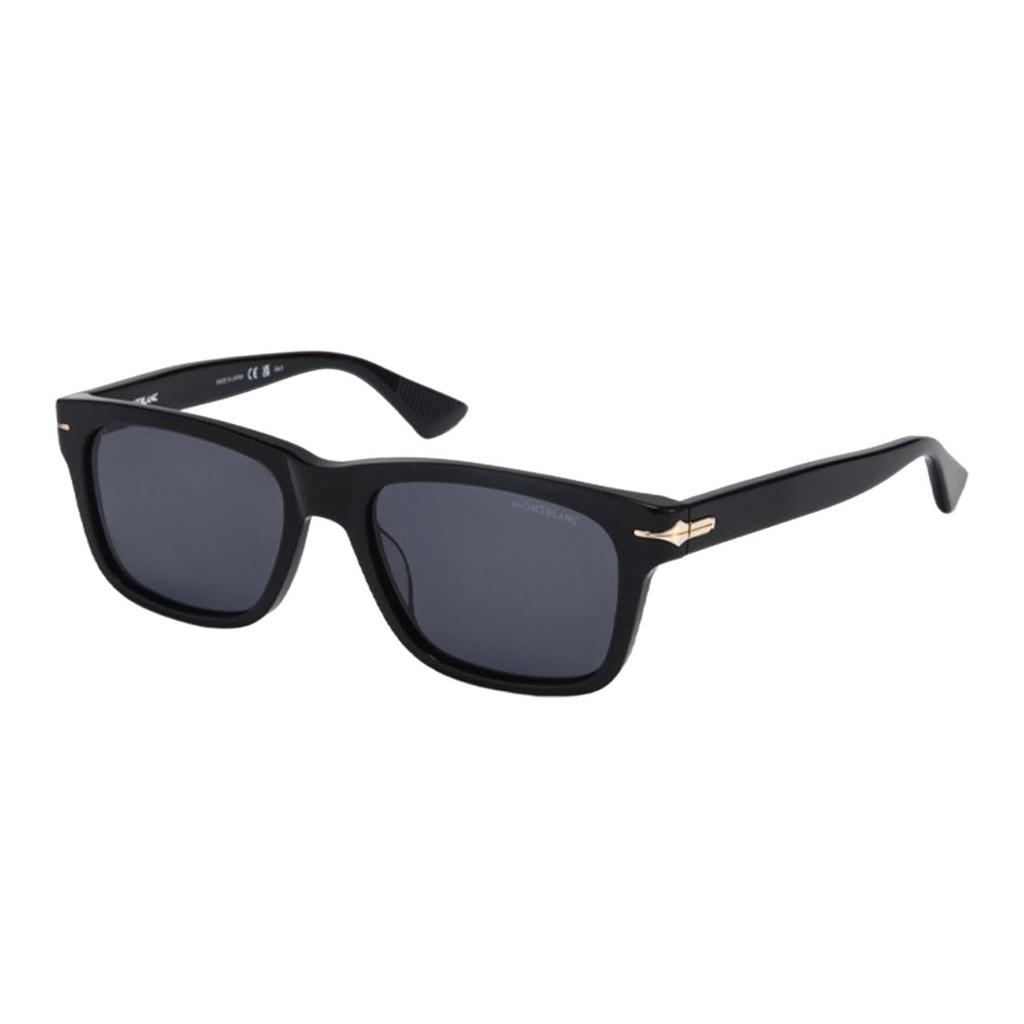 Montblanc Full Frame UV Protection Driving Sunglasses Square Unisex sunglasses Black MB0263S-001