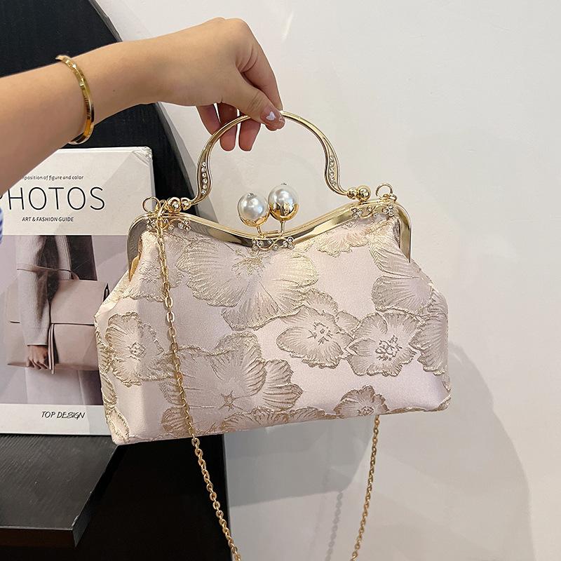 Light Luxury Shell Women's Bag 2025 Summer New Fashion Foreign Style Handbag Literary National Style Chain Shoulder Messenger Bag