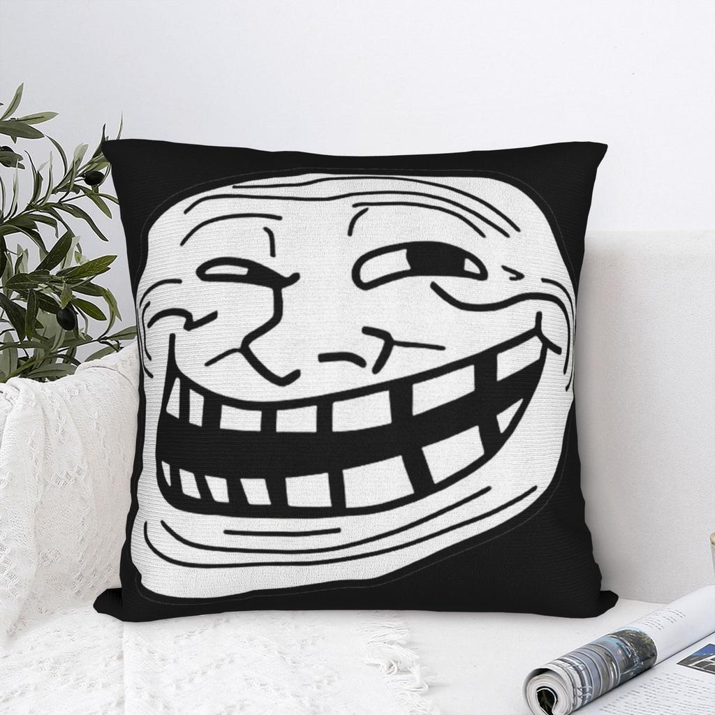 Orange Frutiger Aero Person Pillowcase Polyester Cushion Cover Decorative Pillow Case Cover Home Square cm