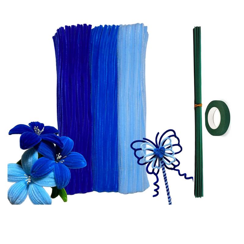 

Набор цветной проволоки для чистки труб: 150 шт. синельной проволоки, включая 10 цветочных стеблей и 1 рулон тейп-ленты. Для искусства и ремесла, DIY-проектов