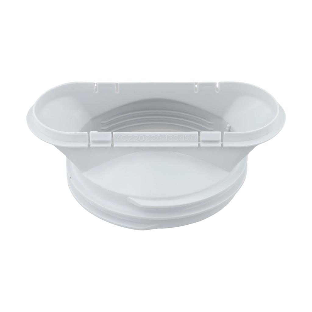 Flat Mouth Interface Adaptor 1 Pcs 198*145*70mm ABS Accessories.exhaust Pipe For 130/150mm Hose Heat Exhaust Pipe