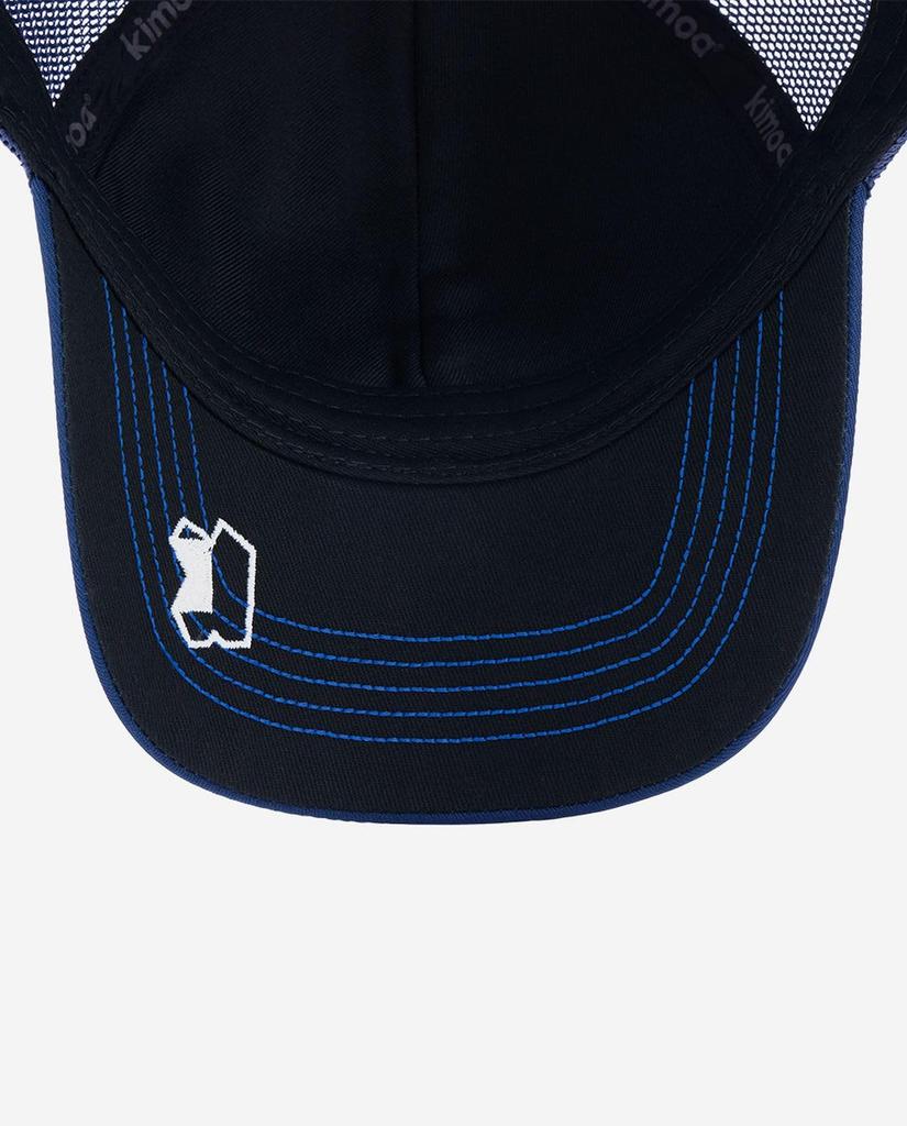 [Kimoa] Trucker Cap PANEL SWEAT BLUE CAP Marineblau
