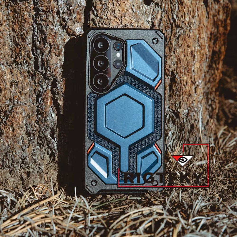 Militärische schwere Rüstung Magnetische Handyhülle für Samsung Galaxy S26 Ultra S25 S24 S23 Plus Stoßfeste stoßdämpfende Abdeckung